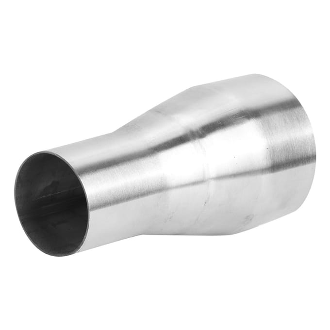 Universele RVS Uitlaatpijp Connector Buis Adapter Reducer Gemodificeerd Deel51MM   76MM white