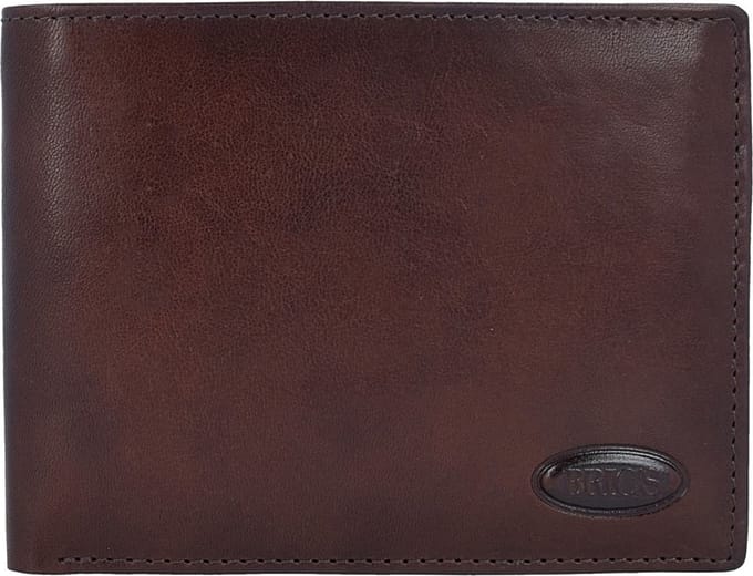 Bric's Monte Rosa Portemonnee RFID Leer 12,5 cm - Jongens - Horizontaal - braun