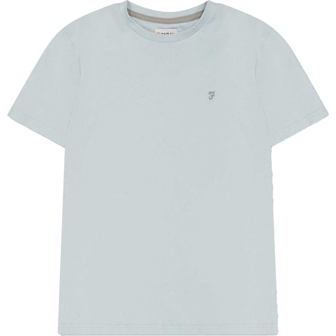 Farah Kinder/Kinder Logo Crew Hals T-shirt (Blauw)