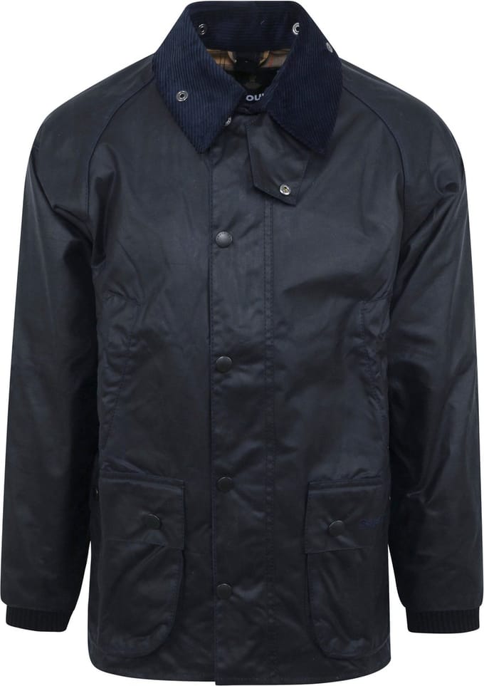 Barbour Bedale Wax Jas Donkerblauw - Maat 52 - Heren - Wax jassen