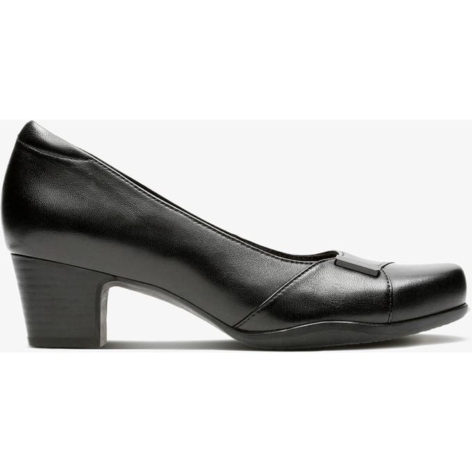 Rosalyn Belle Zwarte Leren Schoenen
