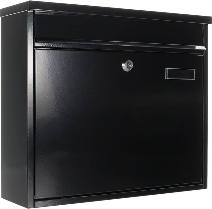 Rottner BrievenbusPetra 2 - Zwartgrijs - 31,5x36x11,5cm