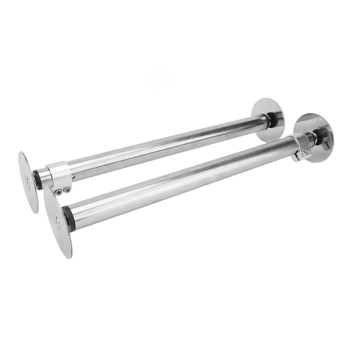 2 STUKS Onderbouw Spoelbak Ondersteuning 41 tot 72cm RVS Robuuste Constructie Onderbouw Spoelbak Reparatie gray