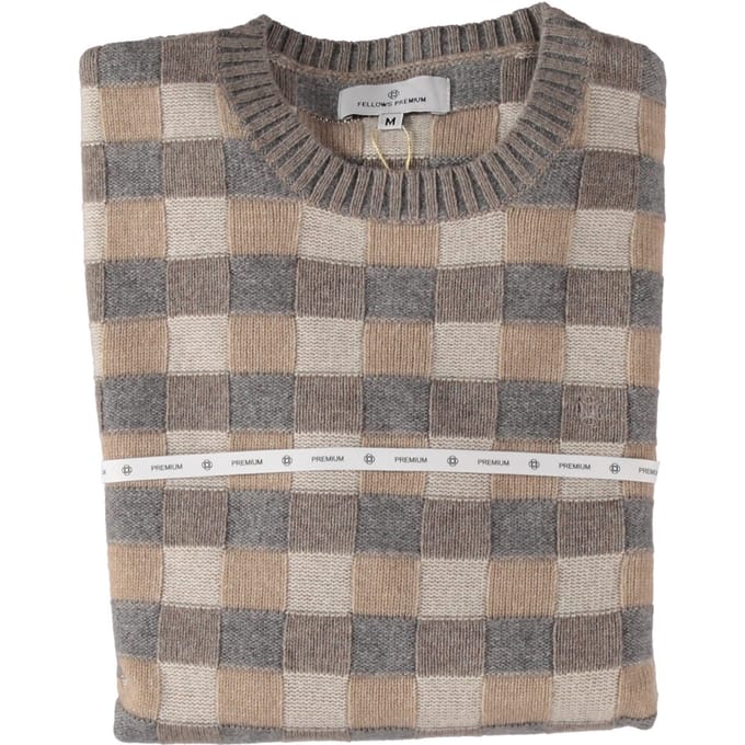 Fellows United Pullover Premium Crew Neck Jaquard Multicolor (52.1133 - 144)