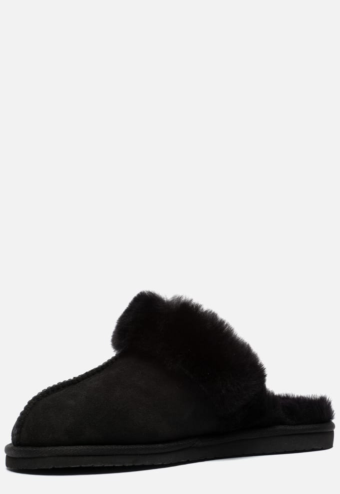 Bullboxer Bullboxer Pantoffels zwart Suede 270314
