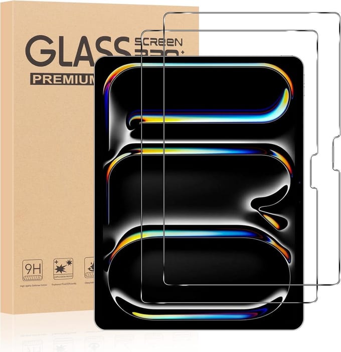 Screen Protector - Display Bescherming - Tablet Beschermen - 9H Hardheid Krasbestendig - 2 Stuks - Transparant