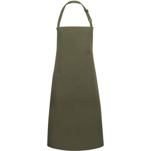 (6 stuks) KARLOWSKY Slabbenschort met zak Basic - Mosgroen