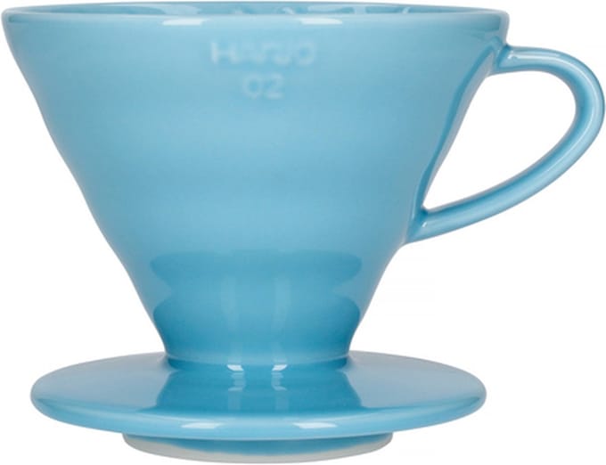 HARIO V60 Dripper - 02 Size - Keramiek - Lichtblauw