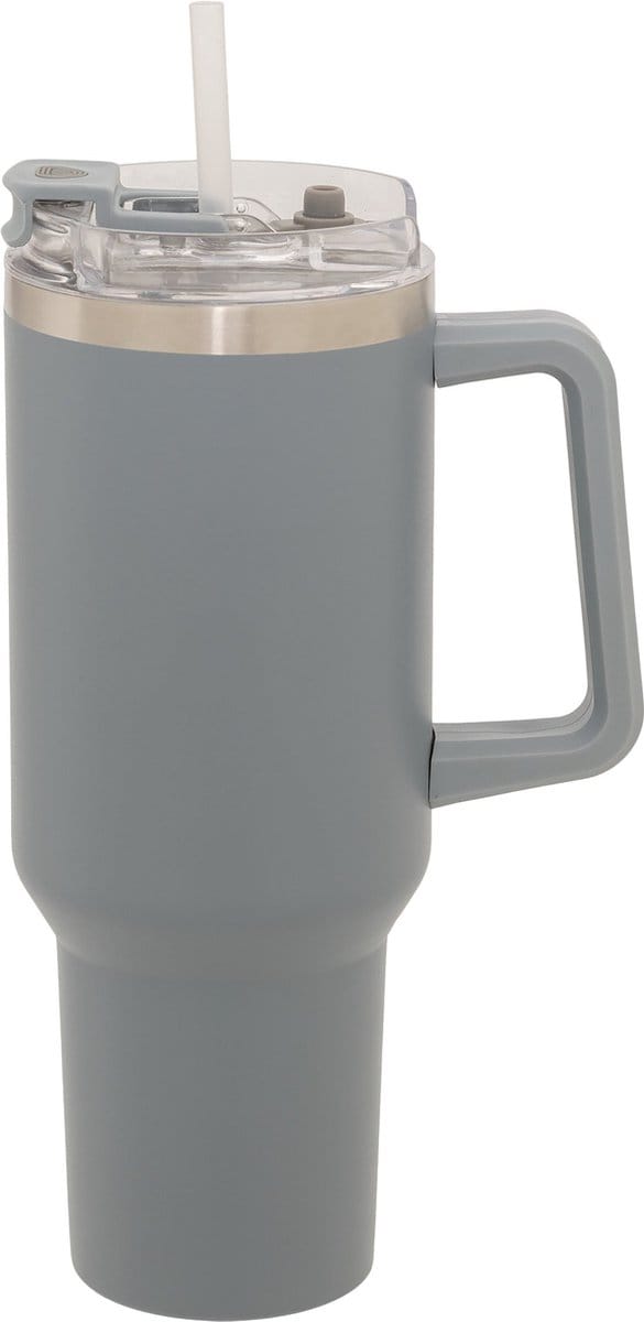 5Five Thermo Drinkbeker 1,2L - Roestvrij - Grijs
