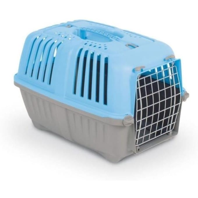 Transportbox - AIMÉ - PRATIKO voor Hond en Kat van Plastic, 48 x 31 x 32 cm, Metalen Deur