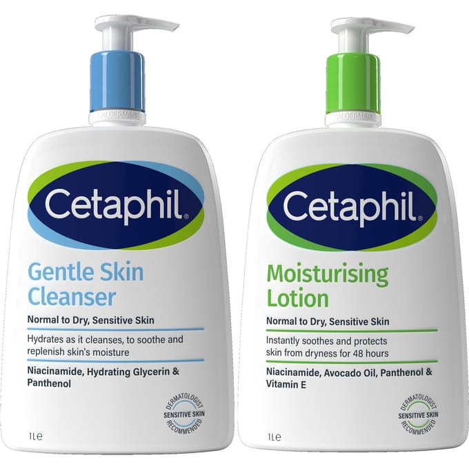 Cetaphil Healthy Supersize Best Sellers Duo for Face & Body