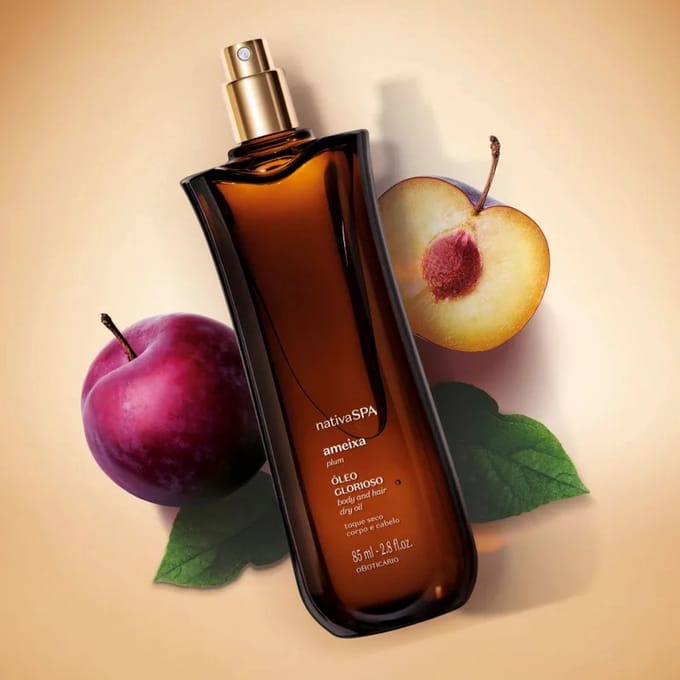 Nativa SPA Glorioso-olie voor lichaam en haar Nativa SPA Pruim