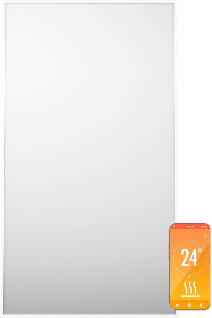 Infrarood Verwarming - Wandpaneel Heater - Ruimte Verwarmen - Energiezuinig - 480 W - Wit