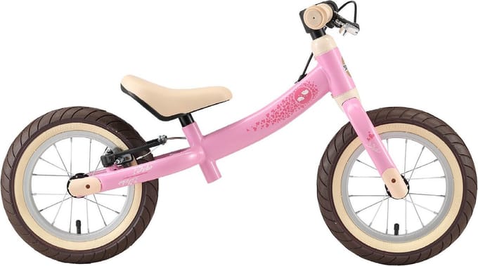 Bikestar meegroei loopfiets Sport 12 inch, lichtroze