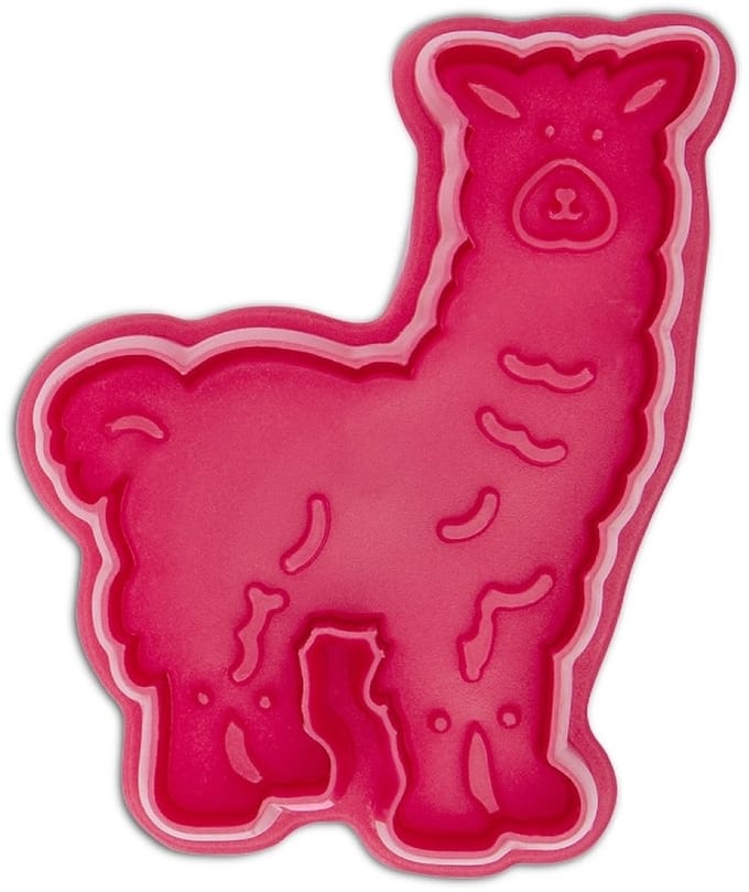 Städter koekjessnijder lama 7,5 cm koraal