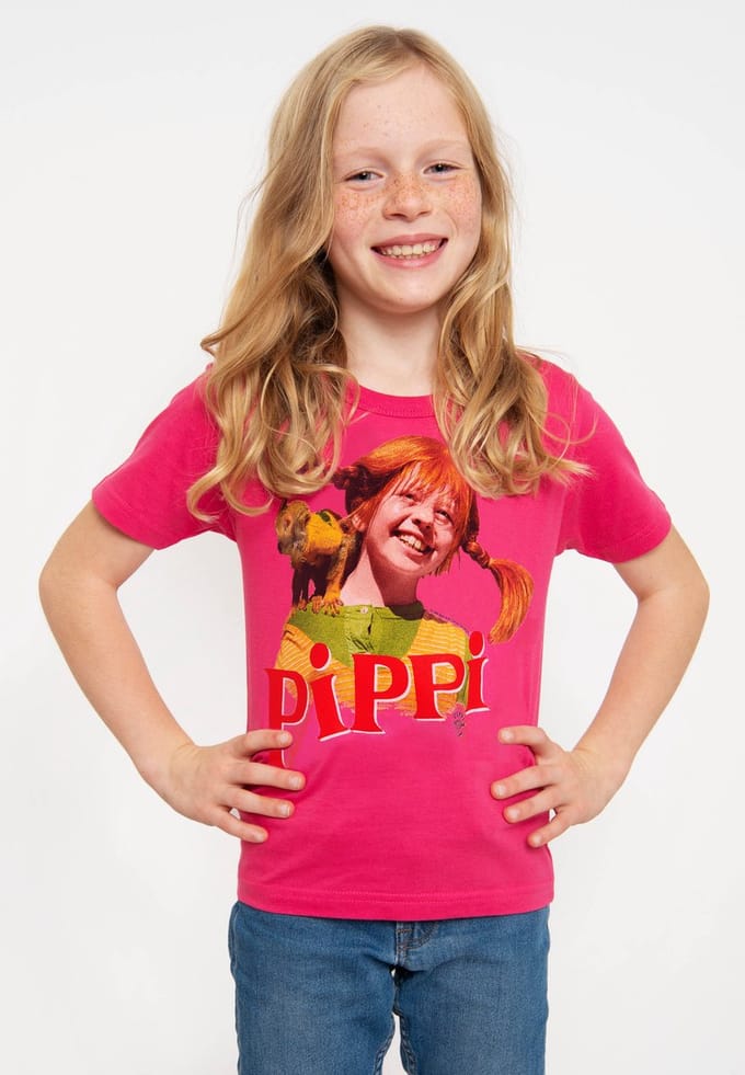 Logoshirt T-Shirt Langstrumpf & Herr Nilsson