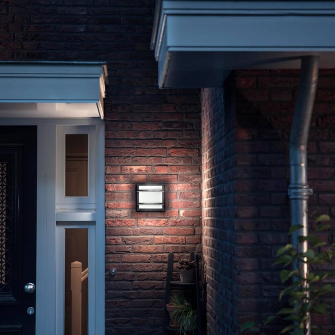 Philips Petronia wall lantern anthracite 1x12W