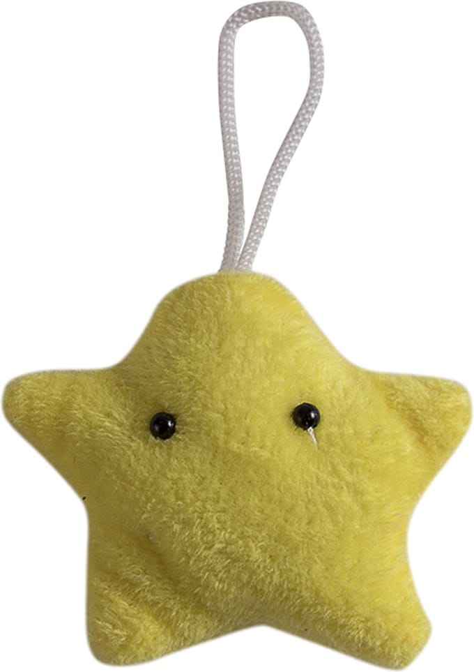 Sleutelhanger zeester | Geel