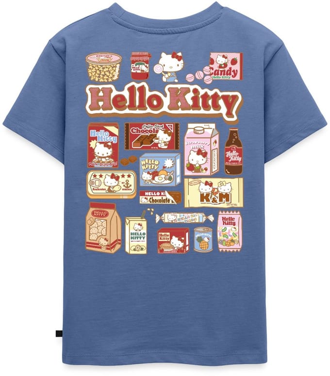 Hello Kitty Snack Collage Premium T Shirt Kinderen