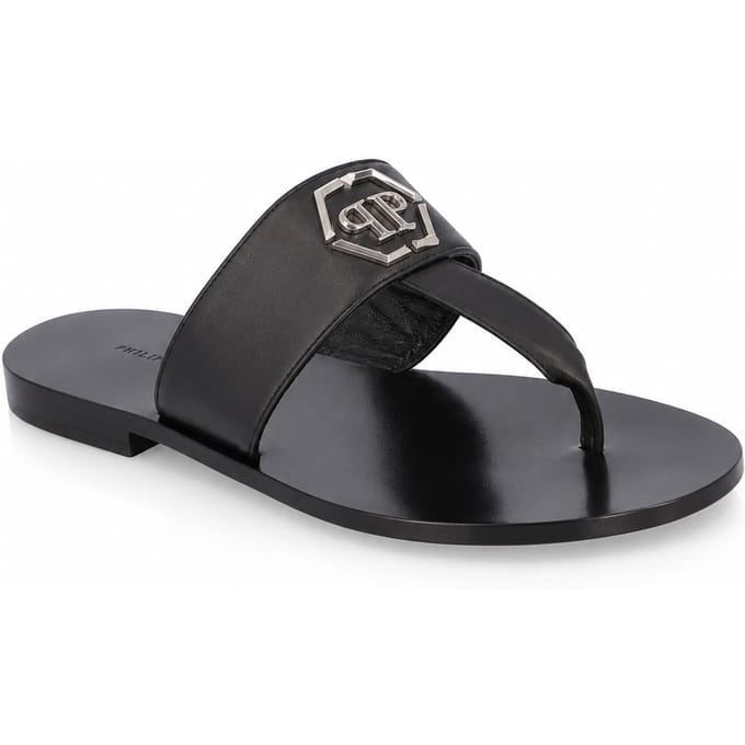 Platte Sandalen Hexagon