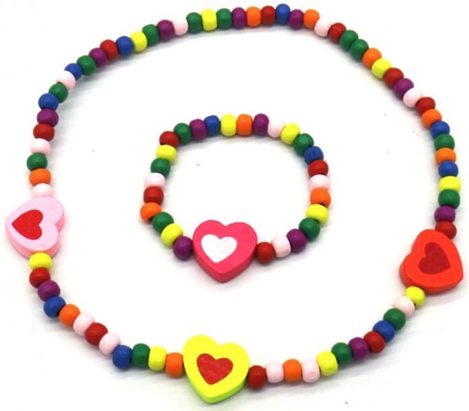 She life style - Kinder Sieradenset - Houten Harten
