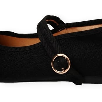 Ballerina's Paez Mary Jane W - Linen Black