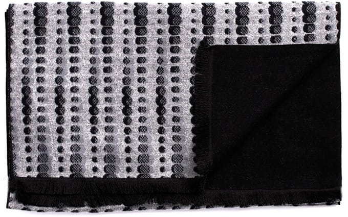 DAMASO Viscose scarf with irregular dot Grey (TRSCIE212 - 200)