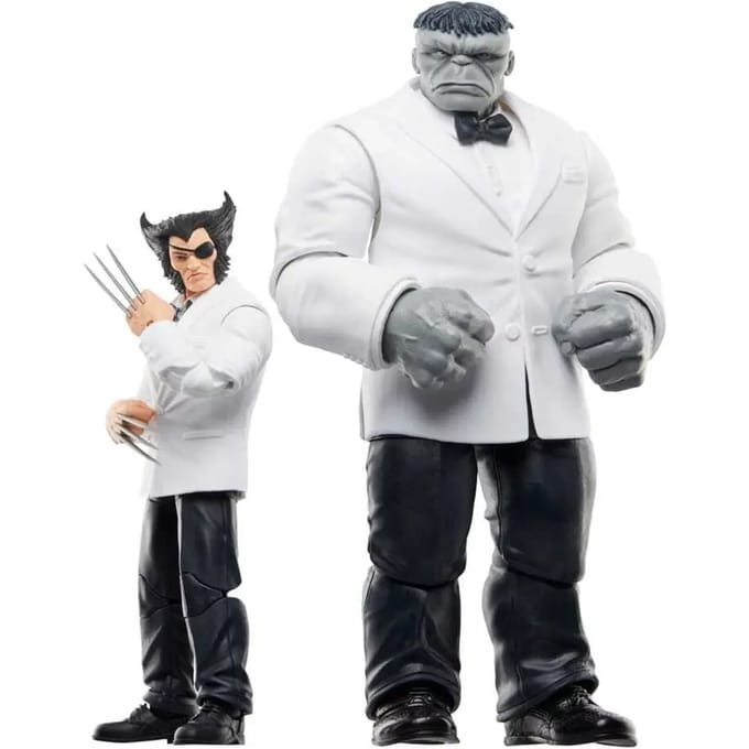 Hasbro Wolverine 50th Anniversary Marvel Legends Action Figure 2-Pack Marvel's Patch & Joe Fixit 15 cm Action Figuur