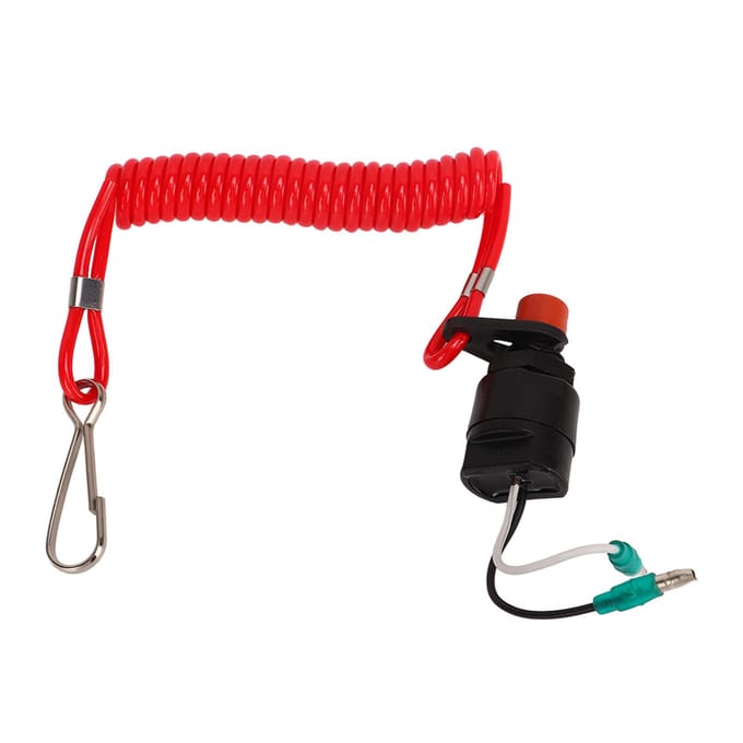 8,5 cm Buitenboordmotor Lanyard Motor Uitschakelaar Vervanging 688 82575 01 Marine Boot Dood red