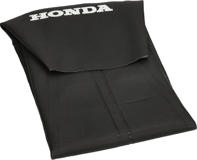 Zadeldek Zwart Honda Mb 5 + Opdruk