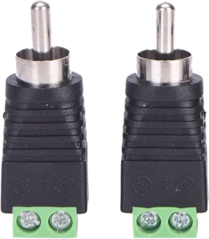 2 stuks RCA klemblokken voor audio/versterkers/speakers / HaverCo