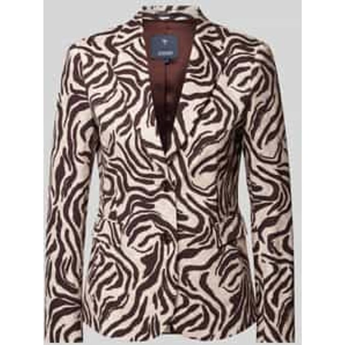 Blazer met all-over print