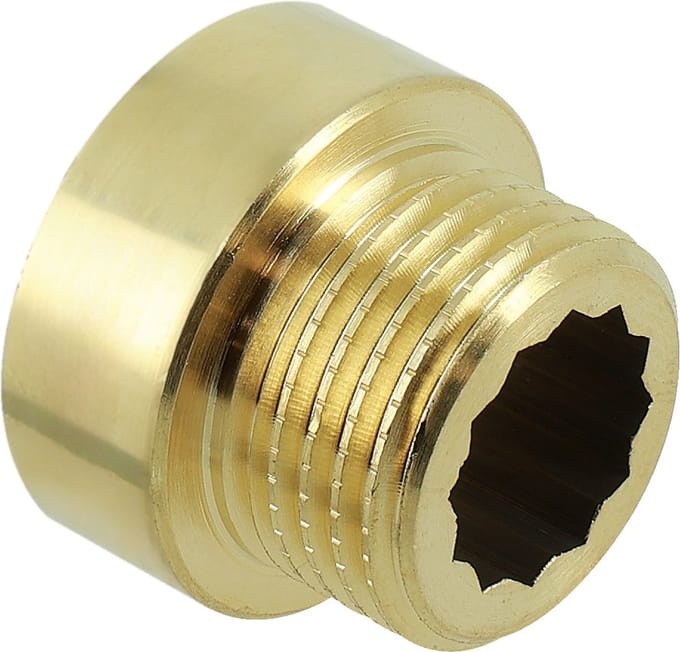 Bonfix Kraanverlengstuk - messing - 3/4 x 10 - binnendraad x lengte (mm)