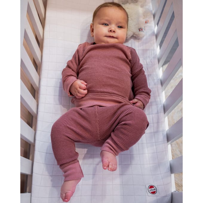 Babypyjama maat 68 - Roze - 4-6 maanden - Elastisch katoen