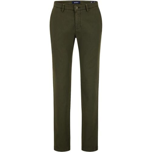 Gardeur Broek Savage-2 3D Structure Soft Power Stretch Dark Olive / male