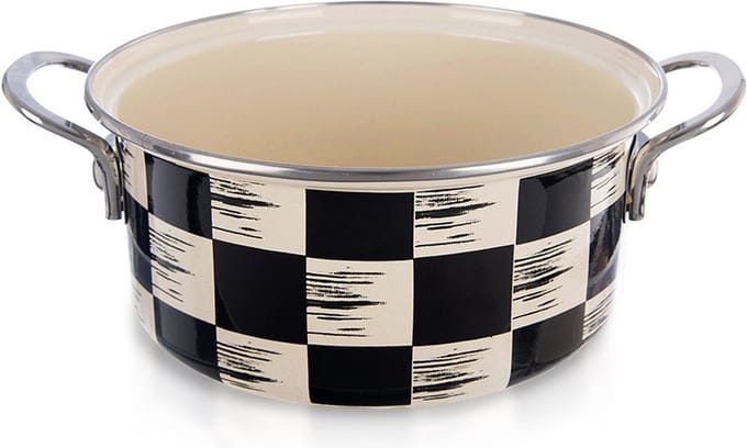 Kookpan Geëmailleerde DAMBORD 2,2 l - Kookpot - Soeppan