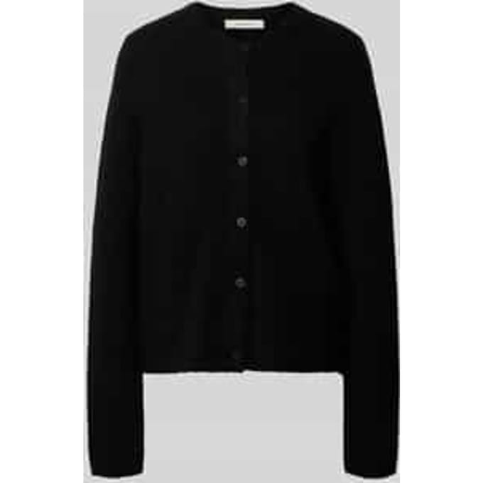 regular fit gebreid jack van wolmix met alpaca-aandeel model 'LULU NEW'