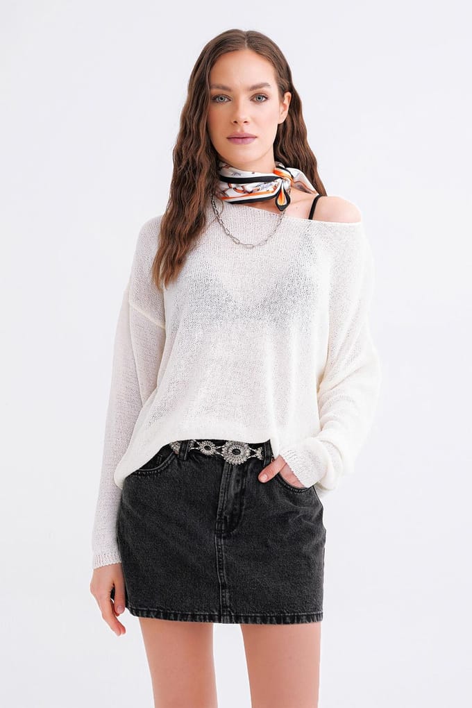 Oversized Bootletter Trui