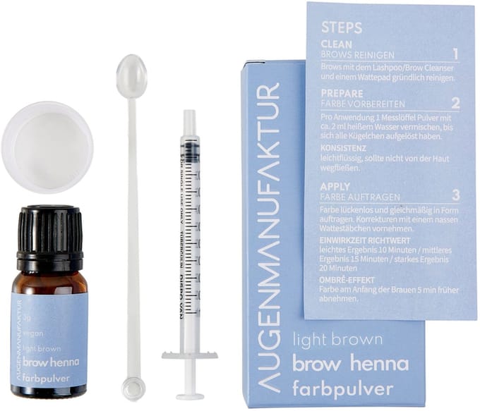 Augenmanufaktur Brow Henna Base Kit Lichtbruin