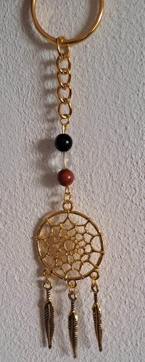 Sleutelhanger Horoscoop "Steenbok" / Dromenvanger, goudkleurig