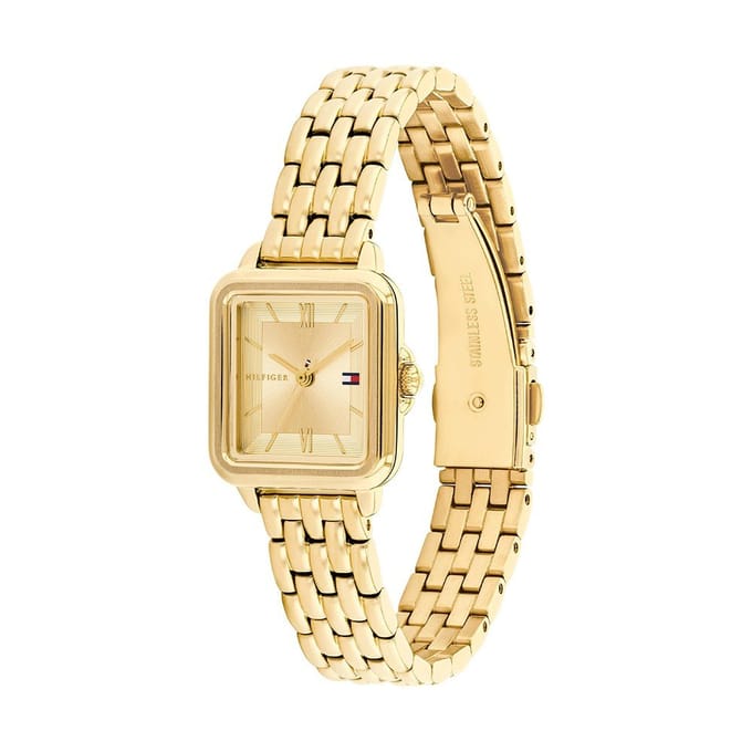 Tommy Hilfiger 1782832 Dames RVS Analoog Horloge beige