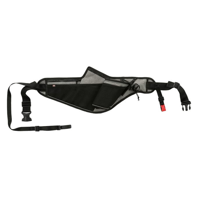 Trixie Joggingceintuur Met Riem - Hondenhardlooplijn - Grijs Zwart 70-130 Cm