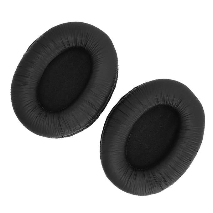 Vervangende Oorkussentjes Leer Verbeterde Bas Comfortabele Headset Oorkussen Reparatieonderdelen voor MDR black