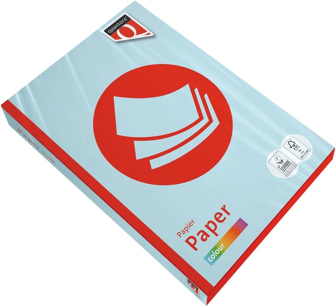 Kopieerpapier quantore colour a4 80gr lichtblauw | 5 stuks