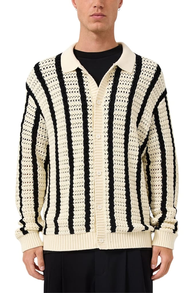 s.Oliver -qs Pullover Offwhite Größe: S | Cardigans Outlet | Herren | Weiß