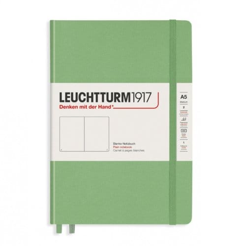 Leuchtturm Notitieboek A5 Hardcover Sage Blanko - Notebook - 4004117570018