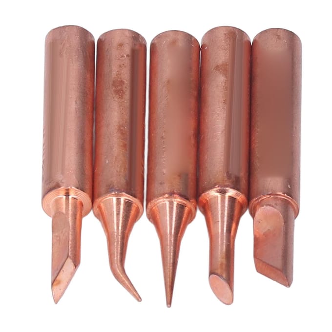 5 Pièces Pointe de Fer à Souder Panne à Souder Tête de Soudure Cuivre Kit d'Accessoires C900MT