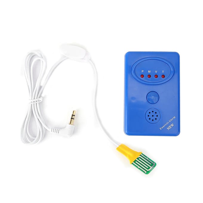 3 in 1 Multimodes Enuresis Alarm Sensor Effectieve Behandeling Bedplassen Systeem Veiligheid blue