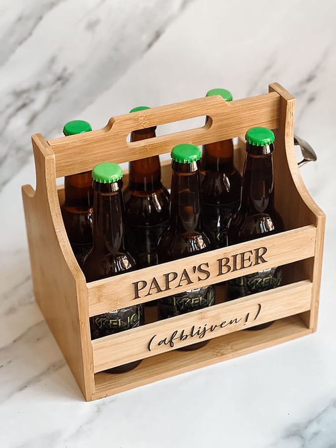 Bierkrat – Bierliefhebber – Personaliseerbaar – Cadeau Voor Hem