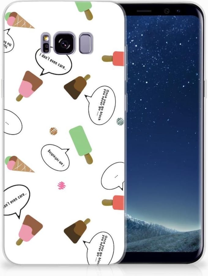 Samsung Galaxy S8 Plus Siliconen Case IJsjes